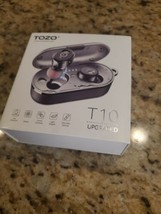 TOZO T10 Upgraded TWS Bluetooth 5.0 Earbuds Wireless Stereo Headphones IPX8 NEW - £30.38 GBP
