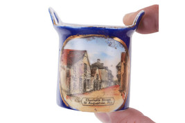 c1910 Charlotte Street St Augustine Florida Cobalt German Souvenir Toothpick hol - $94.05