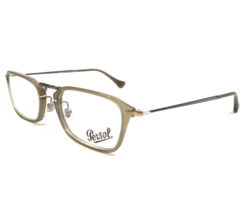 Persol Eyeglasses Frames 3044-V 952 Brown Gray Clear Rectangular 52-21-140 - £73.21 GBP