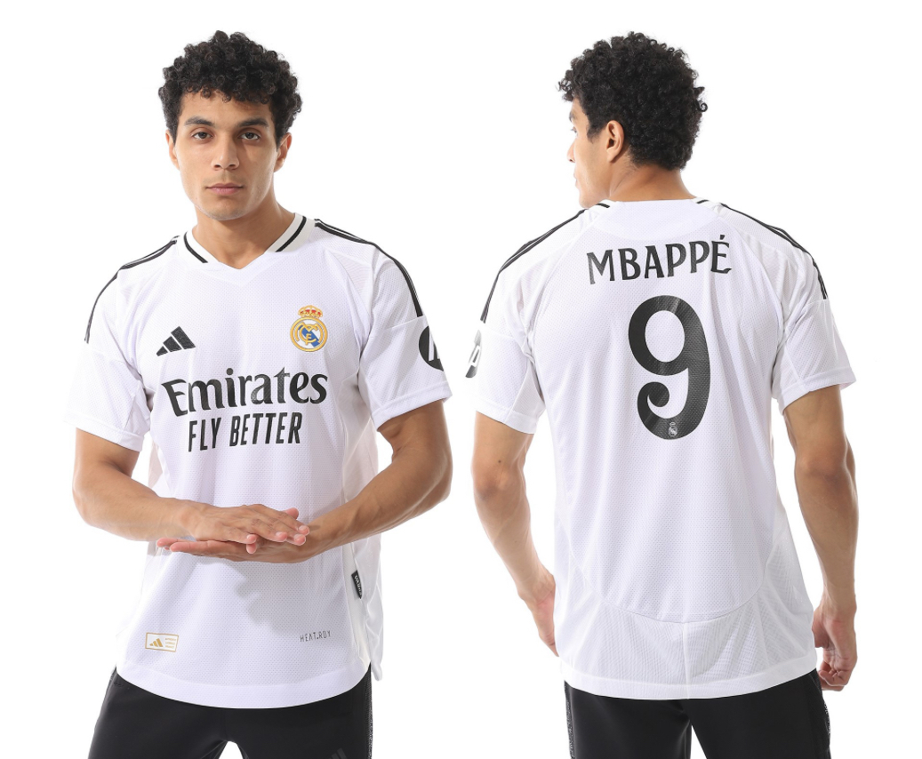 Real Madrid 2024/25 HomeMBAPPE (9)+Free away jersey2024/25 // FREE SHIPPING