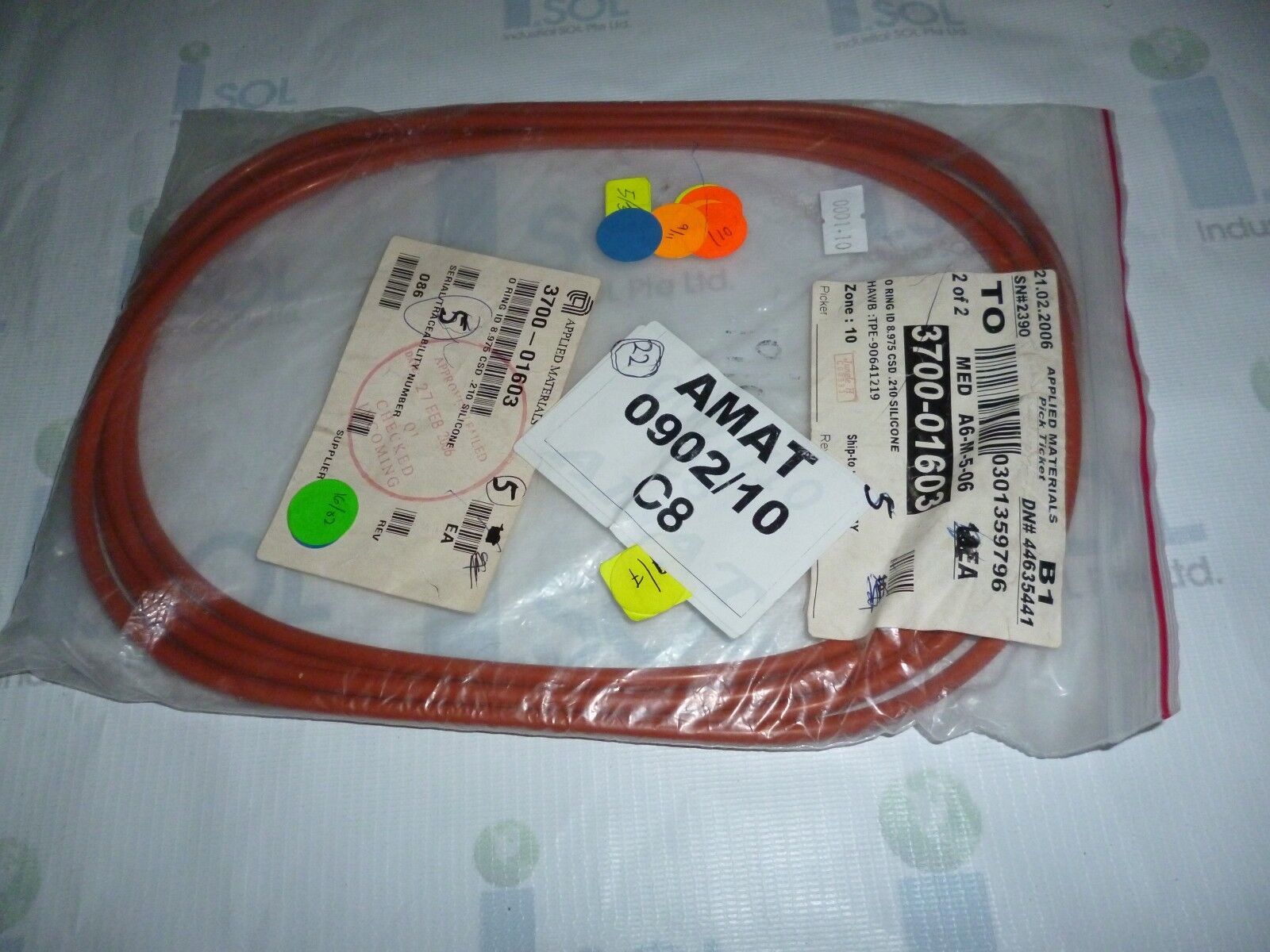 O Ring AMAT 3700-01603 Oring - $22.04