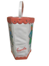 Vintage 1965 Mattel Hexagon Barbie Francie Case Pink White - $49.45