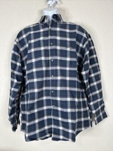 Wrangler Twenty X Men Size L Check Plaid Button Up Shirt Sz Tag Missing - £8.45 GBP