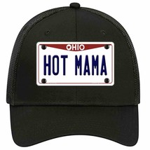 Hot Mama Ohio Novelty Black Mesh License Plate Hat - £23.28 GBP