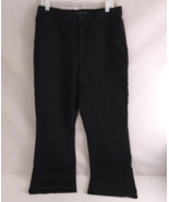 Vintage Lauren Ralph Lauren Women&#39;s Black Aztec Beaded Bootcut Jeans Siz... - $49.49