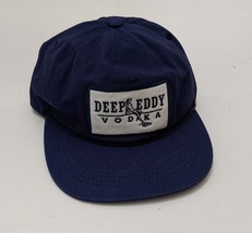 Deep Eddy Vodka Patch Logo Blue Hat Cap Snapback Austin TX - £11.65 GBP