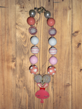 NEW Girls Easter Bunny Rabbit Bubblegum Necklace - £6.48 GBP