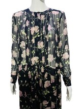 Ulla Johnson Women&#39;s Floral Printed Ruffle Silk Tiered Midi Dress S 4 - £239.43 GBP