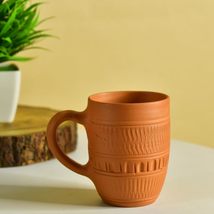 Sowpeace Handmade Pottery Clay Premium Unglazed Terracotta Drink Mugs Ut... - £31.25 GBP