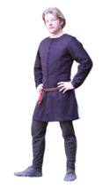 Medieval Celtic Viking Tunic Full Sleeves renaissance shirt - $64.63+