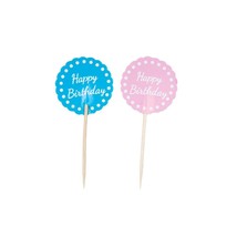 Happy Birthday Candle Happy Birthday Blue - Happy Birthday Candles8cm 12... - $14.87