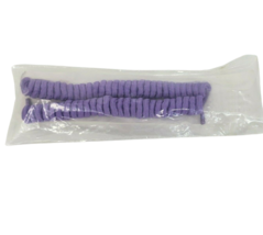 Vintage Magic Shoe Laces Pastel Purple Curly NO-TIE Coiled New / Package Taiwan - £18.98 GBP