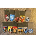 Lote de 11 hombros del ejército de las FDI de Israel coleccionables ZAHA... - $48.70