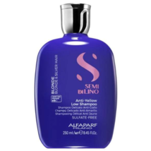 Alfaparf Semi Di Lino Anti-Yellow Low Shampoo 8.45 oz For Blonde &amp; Silver Hair - £14.69 GBP
