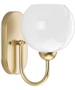 Progress Lighting P300084-078 Vintage Gold Carisa 1-Light 6.5&quot;W Bathroom... - $80.13 CAD