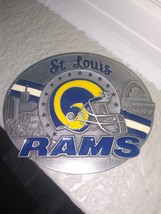 St Louis Rams Commemorative belt buckle- Siskiyou- New - £18.64 GBP