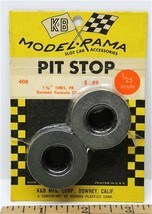1965 K&amp;B Aurora 1:24 1:25 Slot Car Pit Stop Parts 1 3/8&quot; GERMAN SLICK TI... - $7.99