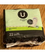 U by Kotex Clean and Secure ~ Maxi Pads ~ Heavy Flow ~ 22 Count - £4.24 GBP