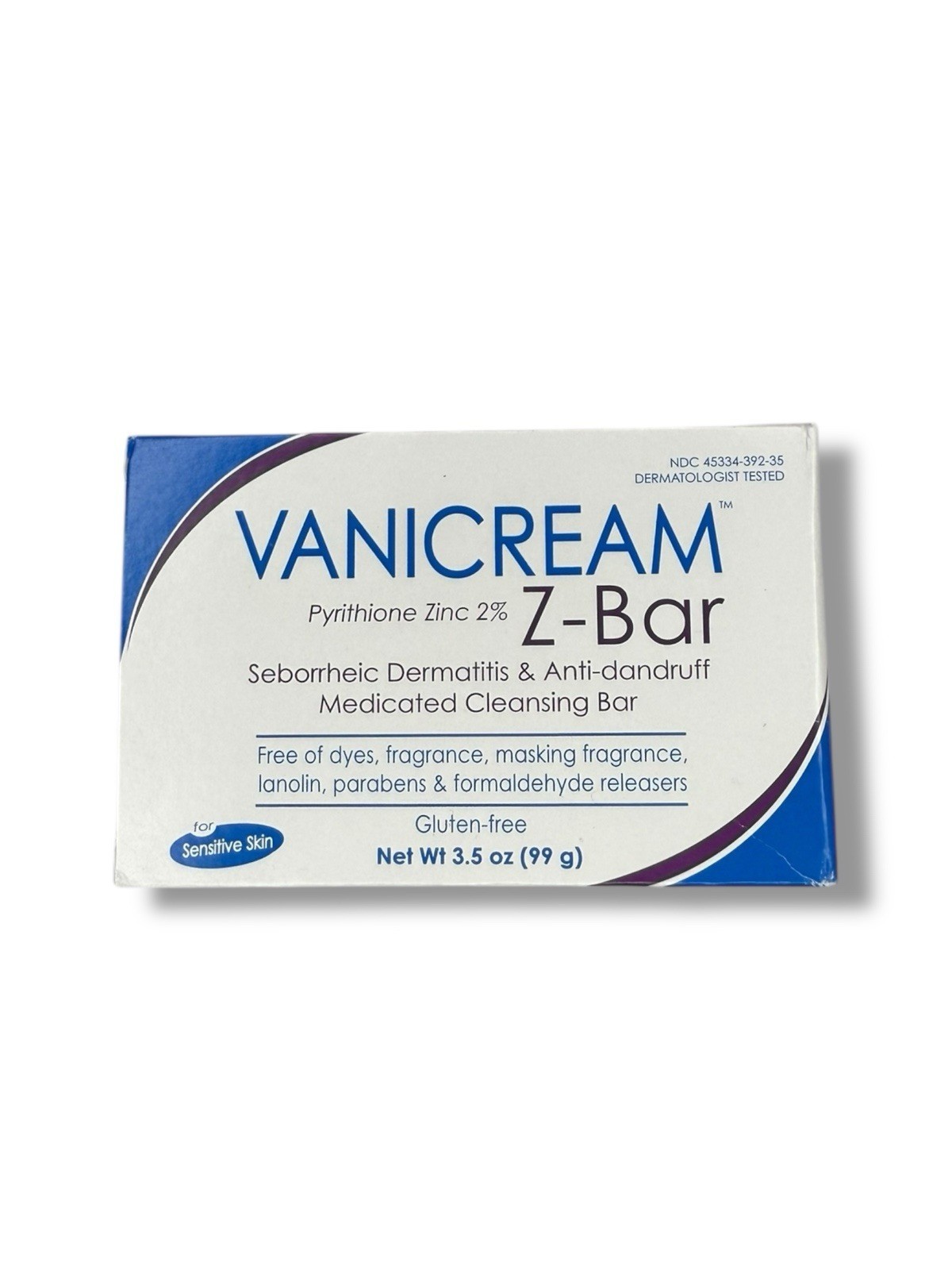1 x Vanicream Z-Bar Pyrithion Zinc 2% Medicated Cleansing Bar 3.53oz NEW - $49.49