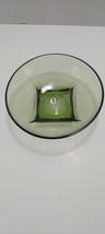 Hazel Atlas Penblestone Green Glass Candy Dish - £15.77 GBP