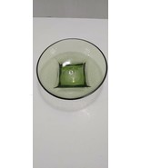 Hazel Atlas Penblestone Green Glass Candy Dish - £15.50 GBP
