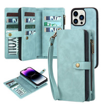 For Google Pixel 6 6a 7 7Pro Magnetic back Leather Wallet Flip Case Cover - £67.41 GBP