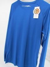 NWT Men&#39;s UPF 50+ Sun Shirt Long Sleeve Blue Size Small - $18.99