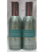 Bath &amp; Body Works Concentrated Room Spray Lot Set of 2 PEPPERMINT SUGAR ... - £22.06 GBP