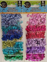 Metallic Sequins Confetti, 6Pk/Card, Select: Color Group  - £2.34 GBP