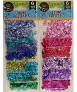 Metallic Sequins Confetti, 6Pk/Card, Select: Color Group  - £2.36 GBP