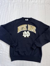 Champion Notre Dame Fighting Irish Crewneck Sweatshirt Size Small. Blue ... - $14.95