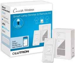 Lutron Caséta Wireless Single-Pole/3-Way Smart Lighting Lamp Dimmer and Remote - £51.95 GBP