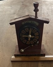 Vintage Wood Bar Bell, Time for Another Round Barware - $12.00