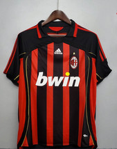 AC MILAN HOME JERSEY 2007 (RETRO )MALDINI #3// FREE SHIPPING - £68.73 GBP