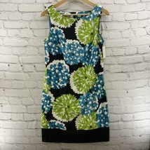 Dressbarn Dress Womens Sz 8 Blue Green Floral Print Business Casual NWT - £11.89 GBP