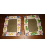 Ocean Beach Shell Picture Photo Frame 7&quot; x 5&quot; set of 2 - $4.95