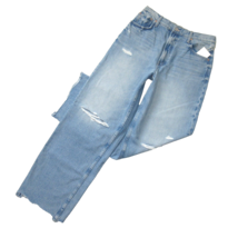 NWT Mother High Waisted Spinner Zip Heel Chew in Rollin&#39; Around Loose Jeans 30 - £141.21 GBP