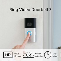 Certified Refurbished Ring Video Doorbell 3 - Enhanced Wifi, Improved Motion - £165.84 GBP