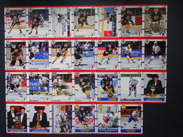 1990-91 Score Canadian Boston Bruins Team Set of 27 Hockey Cards - £2.34 GBP