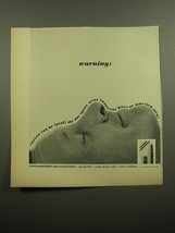 1960 Carven Perfume Ad - Warning: Carven can be fatal! - £11.84 GBP