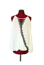 Thalia Sodi Wrap Blouse Women Keyhole Back And Neck Cold Shoulder Size Medium - $44.25