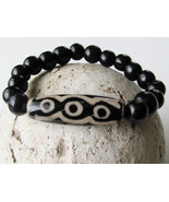 Stretchy Bracelet Mens Bracelet Gifts For Men Mens Jewelry Tribal Jewelry Agate  - $22.00