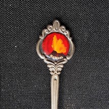 Hawaii State Collector Souvenir Spoon 4.5&quot; with Kilauea Volcano Erupting - £7.45 GBP