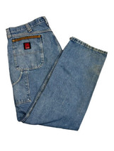 Wrangler Riggs Workwear Painter Jeans Men 38 Blue Straight Leg Dura-Shield - $24.74