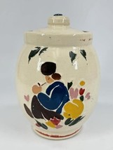 McCoy Cookie Jar with Lid Dutch Boy Hand Painted Ceramic Large 9&quot; Tall - £18.60 GBP