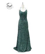 Handmade Women&#39;s Sexy Backless Elegant Evening Dress Long Gown Cocktail ... - $245.50 CAD