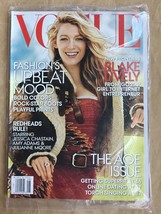 Vogue Magazine August 2014 New In Plastic Ship Free Cover Blake Lively - £23.59 GBP