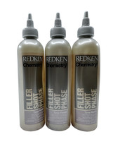 Redken Chemistry Filler Shot Phase Time Reset Porous & Weak Hair 7.6 oz. Set of  - £32.05 GBP