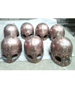 Steel Viking Norse Spectacle Medieval Armour Costume 7Helmet w/Liner Cop... - $5,489.07 MXN