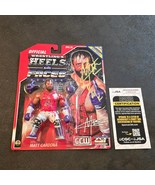 Matt Cardona Heels &amp; Faces Bloody Red Signed Figure Zombie Sailor Toys J... - $2,730.24 MXN